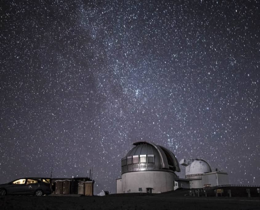 Mauna Kea Telescope and Stars shutterstock_519005857_1 Mauna Kea Telescope and Stars shutterstock