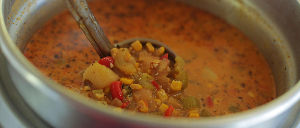 Hot soup