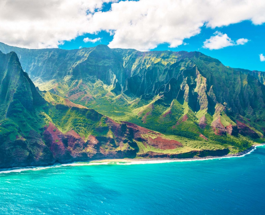 view-on-napali-coast-on-kauai-island-on-hawaii view on napali coast on kauai island on hawaii