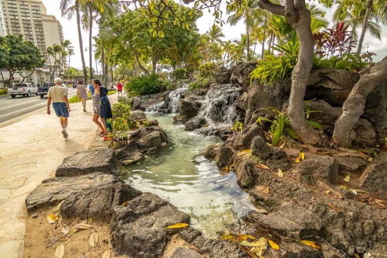 Honolulu Waikiki Street Fountain
