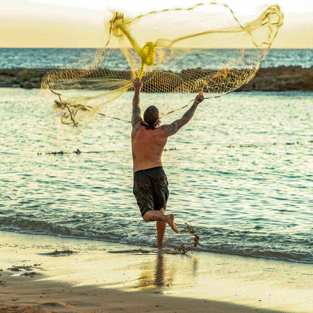 Paradise Cove Luau Net Throwing Demonstration Oahu 