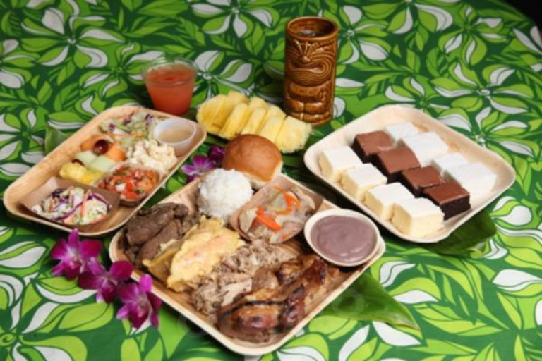 Germaine Plumeria Luau Feature Food