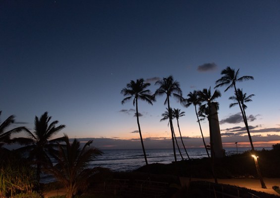 Germaines Luau Lighthouse Sunset