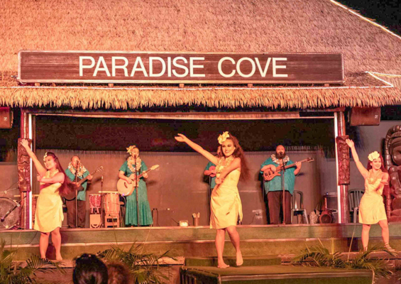 Paradise Cove Luau Performers And Stage Oahu Slider