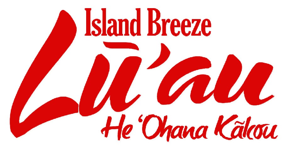 Island Breeze Luau We are Ohana logo