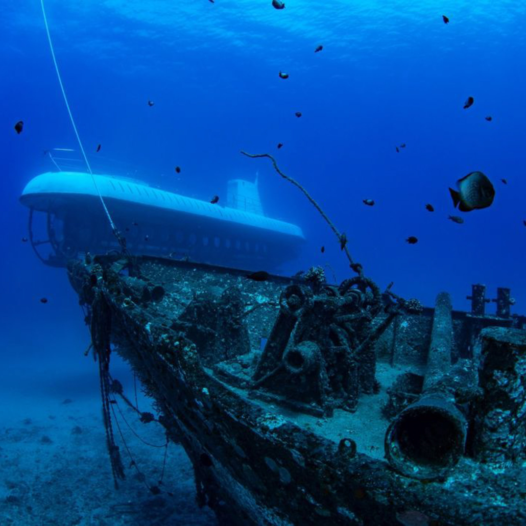 Atlantisadventures Atlantis Submarine Dive Tour Deep Water Slide