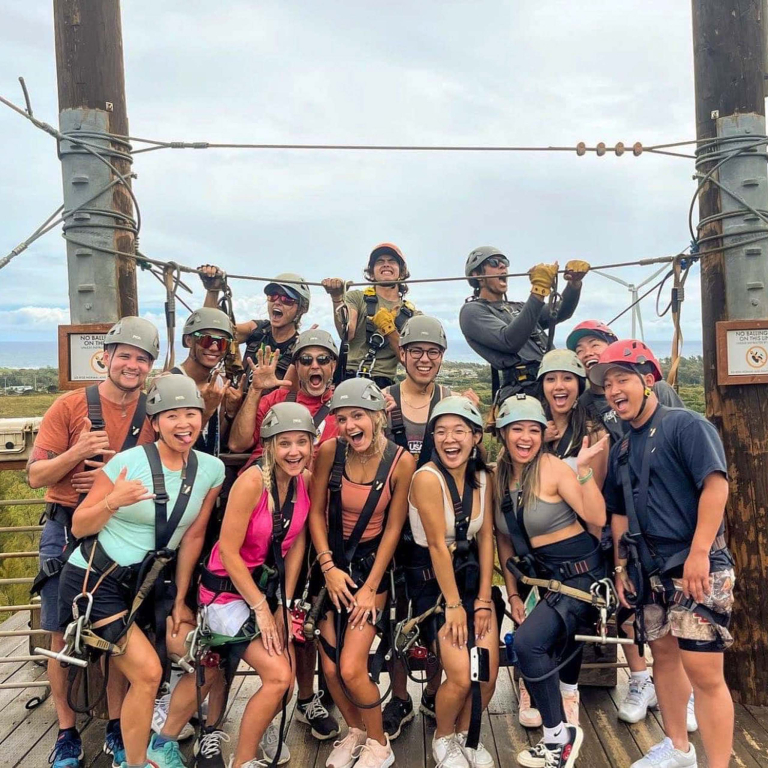Climbworks Zipline North Shore Dual Lines Group Slide