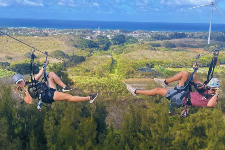 Climbworks Zipline North Shore Dual Lines Side By Side 