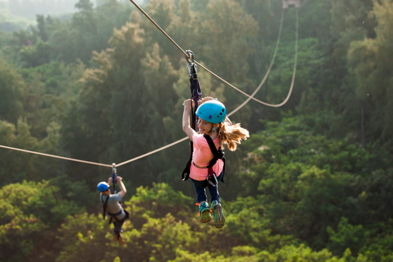 Climbworks Zipline North Shore Dual Lines So Much Fun Zipline