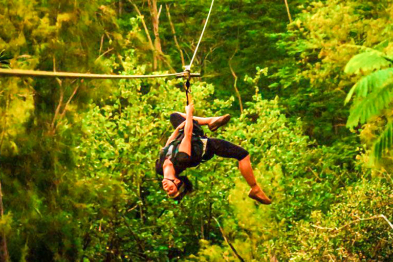 Custom Full Body Harness Allows Upsidedown Zipping Koloa Zipline Adventures 