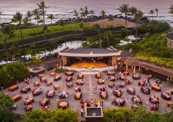 Dance Music And Entertainment For The Whole Family With Hula And Fire Dancers And A Lavish Hawaiian Buffet Legends Of Hawaii Luau Hilton Waikoloa Slide