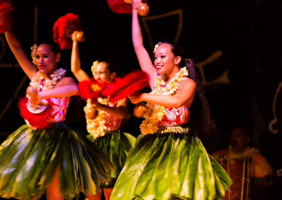 Enjoy Spectacular Performances By Hula Dancers Legends Of Hawaii Luau Hilton Waikoloa Big Island Slide