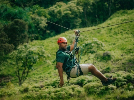 jurassic valley zipline adventure banner