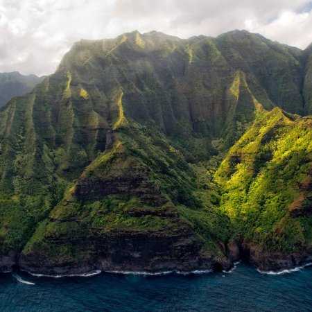 Kauai Napali Coast Aerial View Product