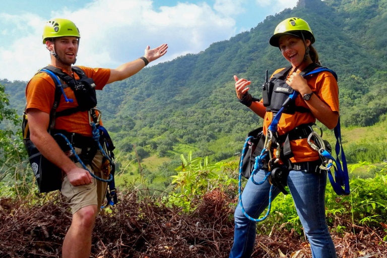 Kualoa Jurassic Valley Zipline Adventure Couple