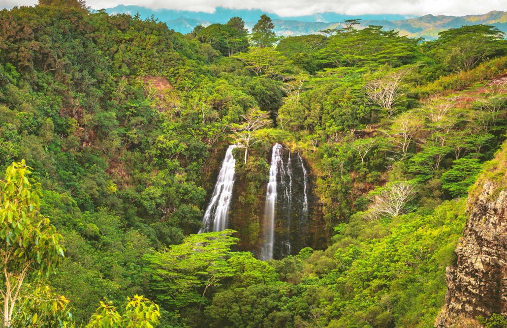 opaekaa falls kauai hawaii