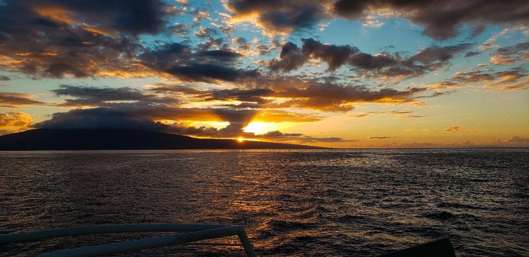 panoramic view of the beautiful west maui mountains hawaii ocean project maui dinner cruise