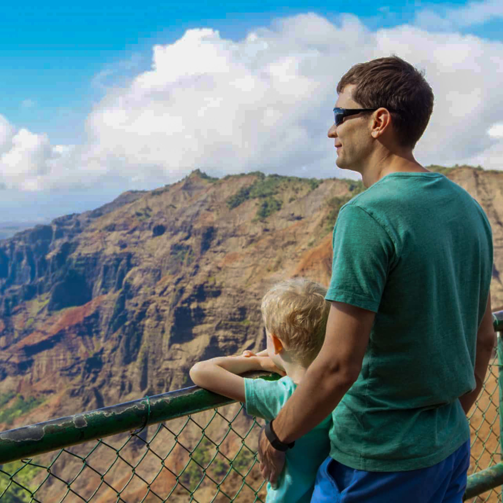 Polyad Kauai Waimea Canyon Waimea Canyon Experience Father And Son