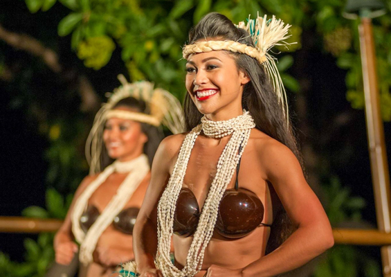 Royal Kona Luau Group Of Women Dancer Slider
