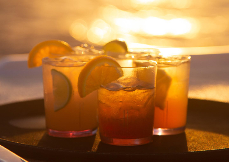 Sailtrilogy Deluxe Kaanapali Sunset Sail Drink
