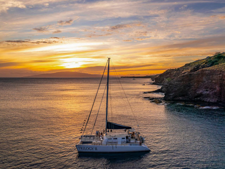 Sailtrilogy Deluxe Kaanapali Sunset Sail Sunser Moment