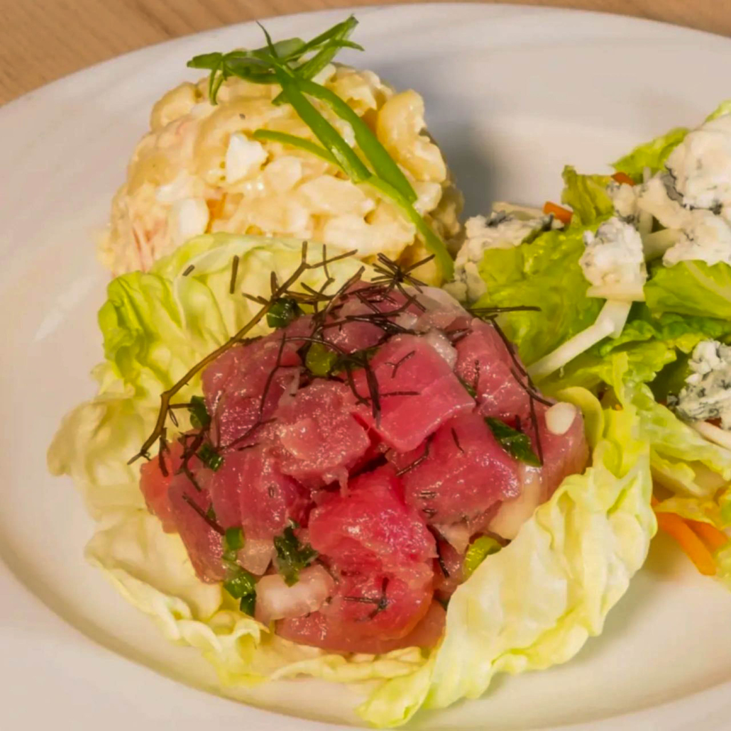 Tuna And Avocado Sushi Salad Luau Hilton Waikoloa 