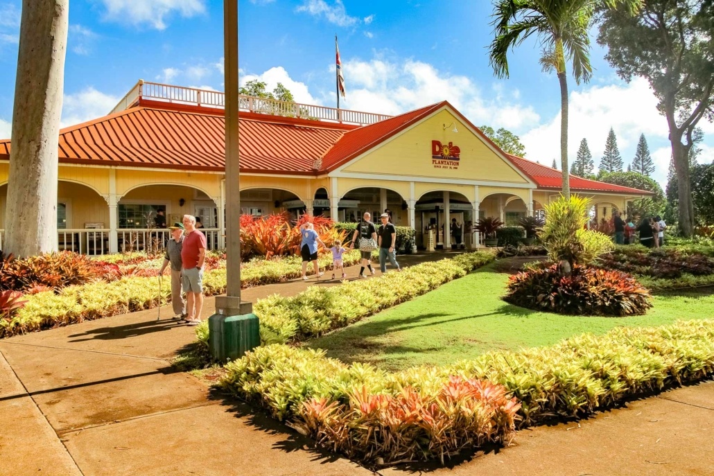 Dole Plantation Entrance and Visitors Oahu