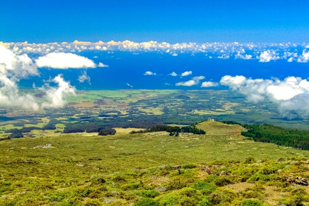 Haleakala Slopes and Ocean View to North Shore Maui shutterstock