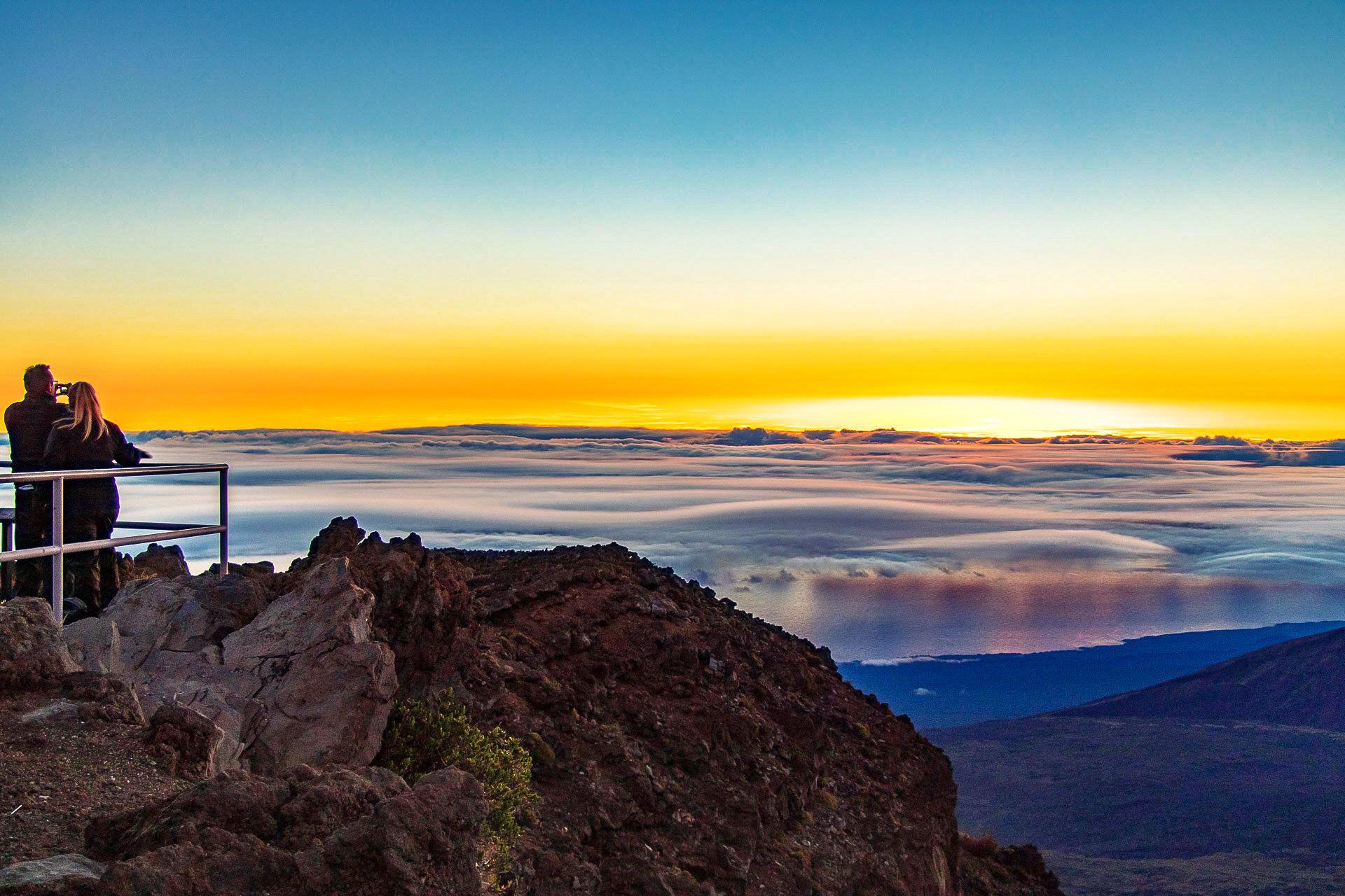 Haleakala Sunrise People Overlook Tour Maui