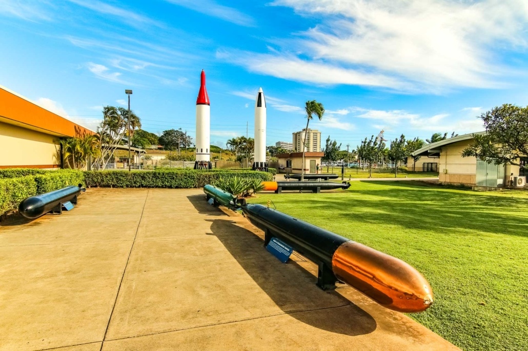 Submarine Museum Torpedo and Rocket Exhibit