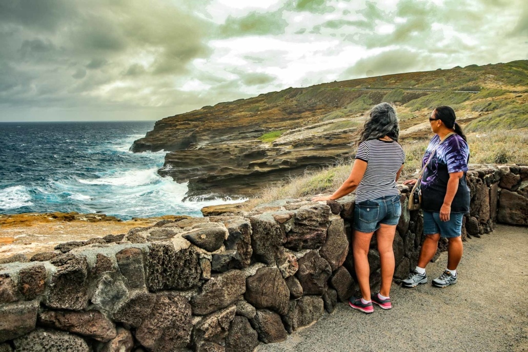 Windward Pali Coastline Visitors Overlook Oahu