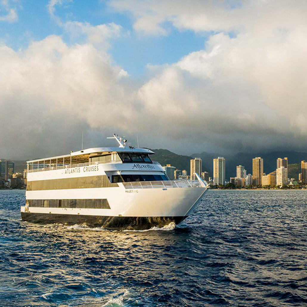 Atlantisadventure Majestic Sunset Cocktail Cruise A Luxury Cruis Oahu Atlantis Adventures