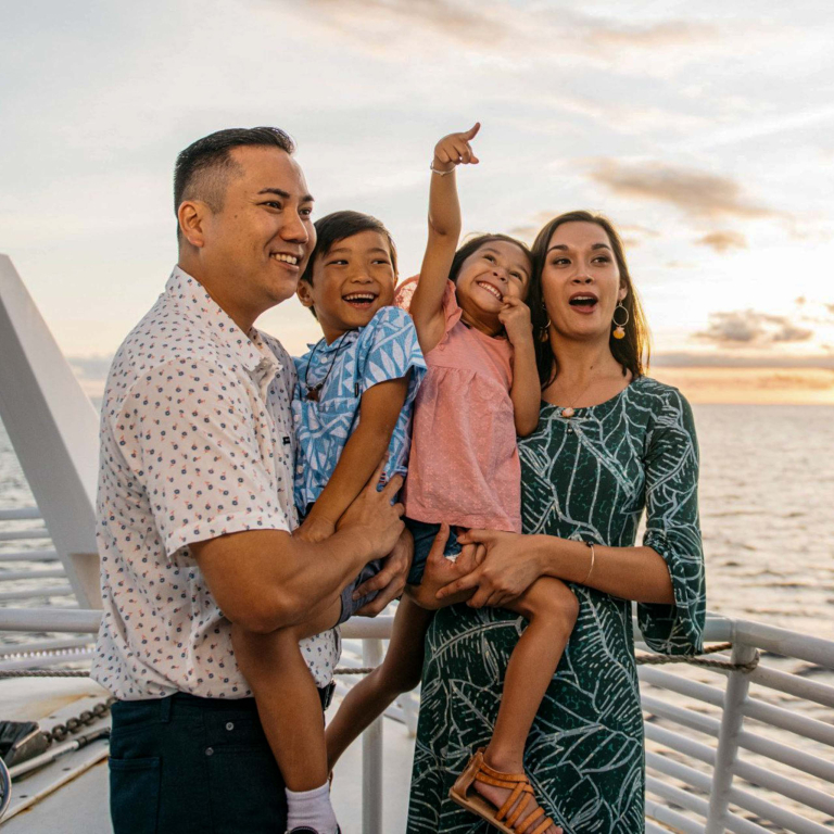 Atlantisadventure Majestic Sunset Cocktail Cruise Family Enjoying