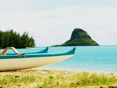 chinaman hat and canoes oahu hawaii