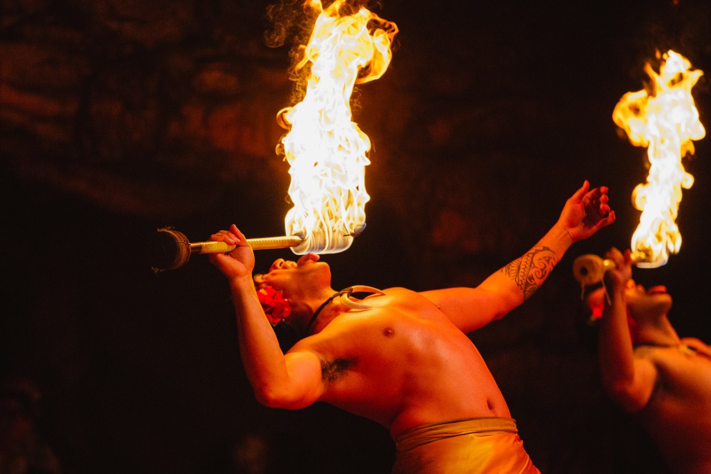 drums of the pacific maui fire eating