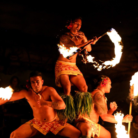 Drums Of The Pacific Maui Fire Knife Trio Melody Product