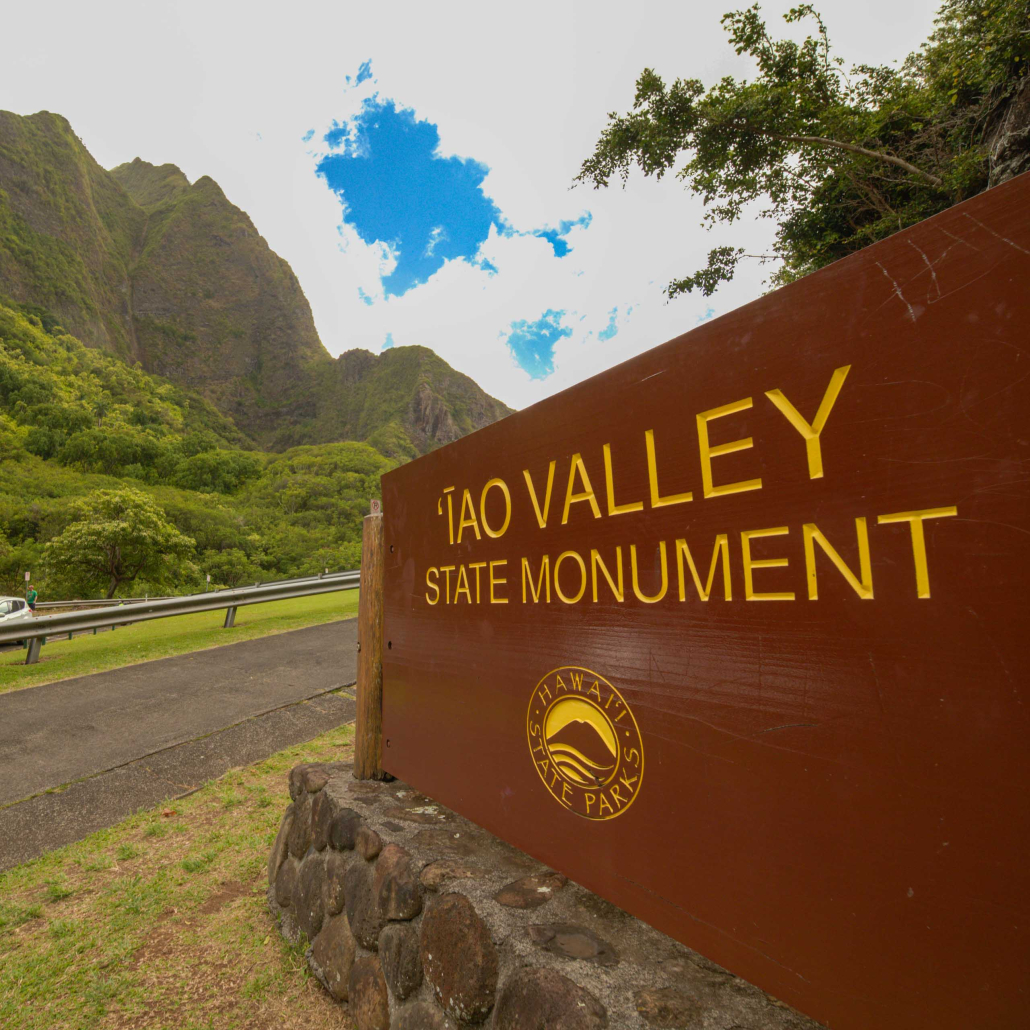 Haleakala Iao Valley Upcountry Maui Tour Iao Valley Welcome Board