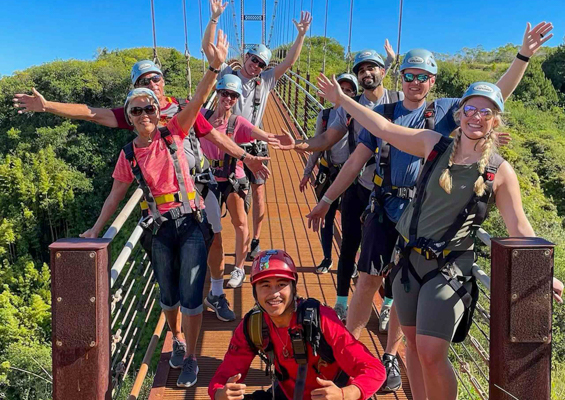 Kapaluaziplines Adventure Tour Guests Happy Feature
