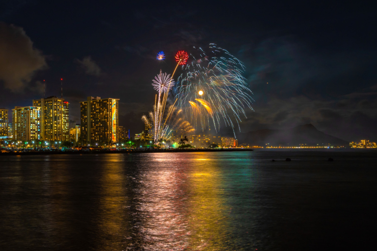 Waikiki Evening Fireworks