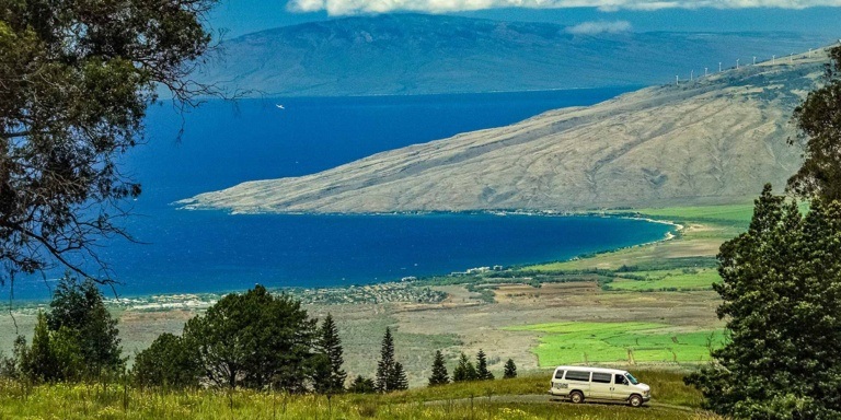 Haleakala Zipline Van Kula View of Maalaea
