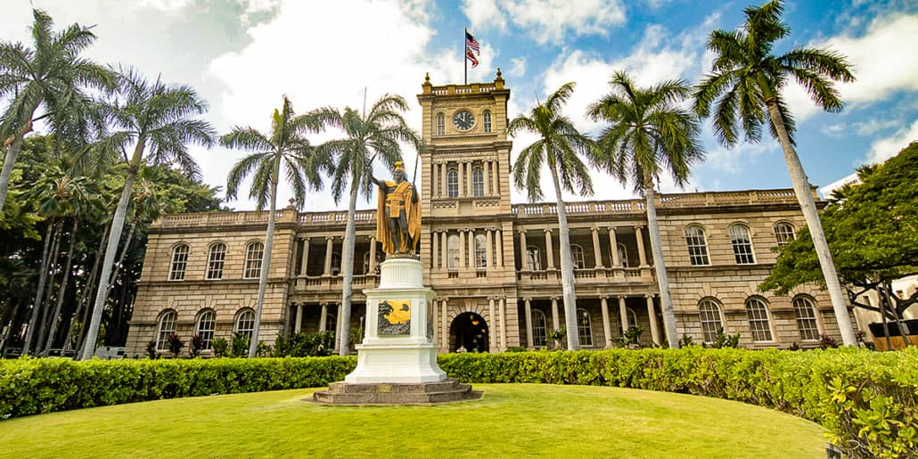 Honolulu Kamehameha Statue