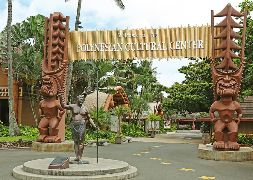 Polynesian Cultural Center Entrance