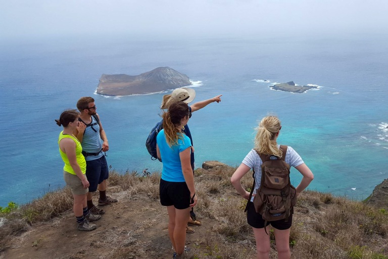 Bikehawaii Oahu Waterfall Hike And Bike Downhill Tour Incredible Views Ocean View