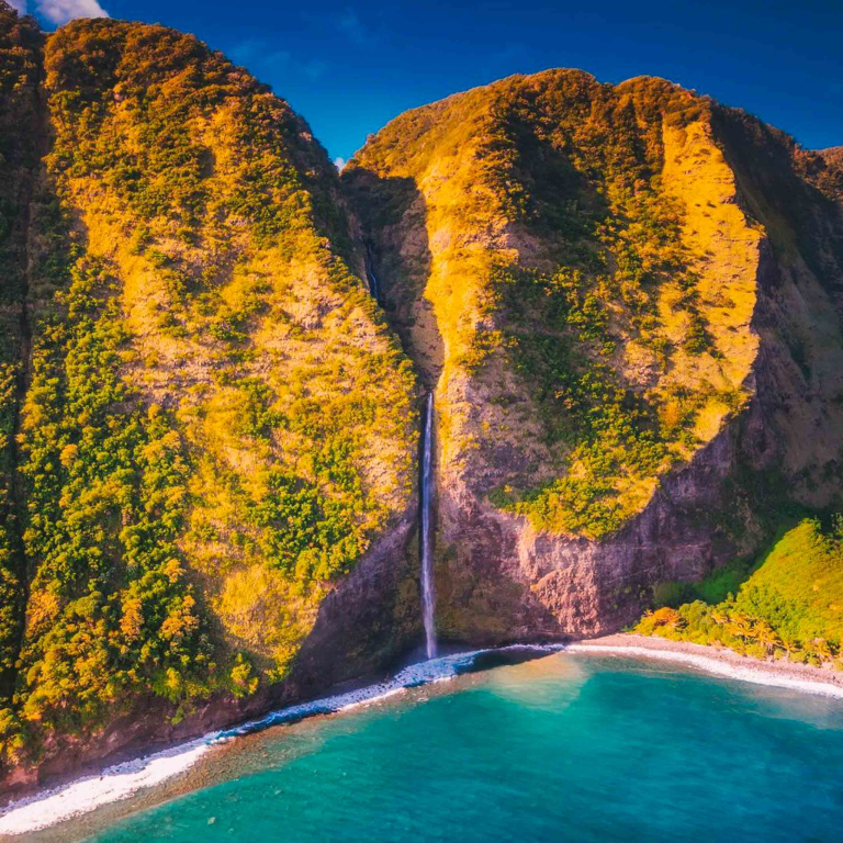 Bluehawaiian Kohala Coast Helicopter Waterfall Beach