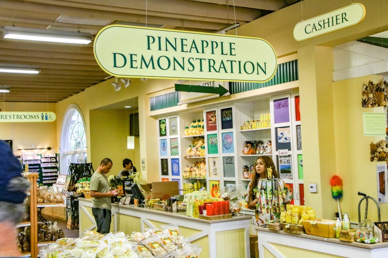 Dole Plantation Pineapple Demo Sign