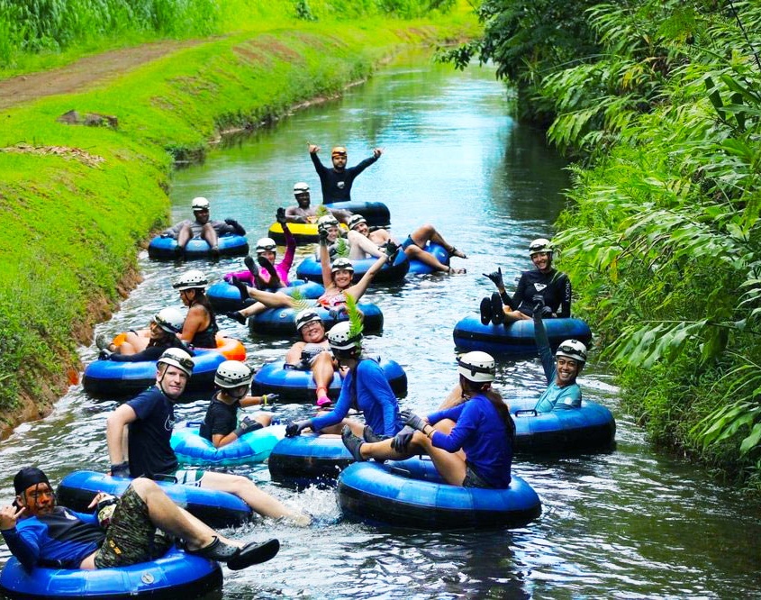 exhilarating experience kauai mountain float tubing kauai back country