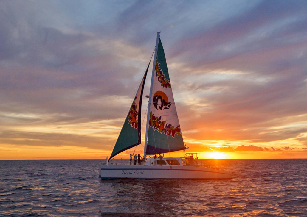 Hawaii Nautical Sunset Cruise Waikiki Sunset Cocktail Sail Boat 