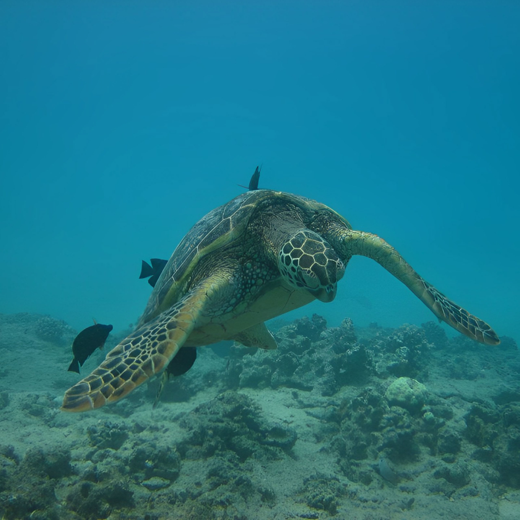 Hawaiinautical Turtle Guaranteed Snorkel Sail Turtle And Child