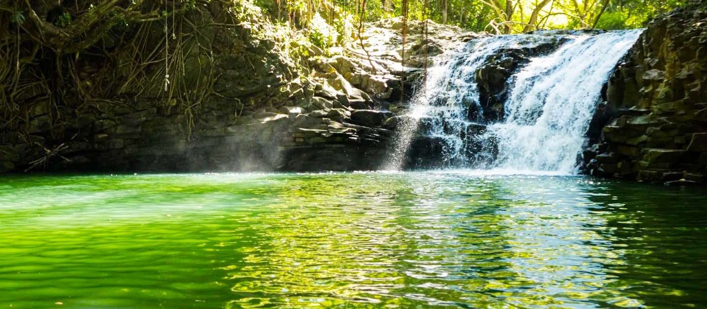 hike maui kayak snorkel waterfall hike combo beautiful waterfall