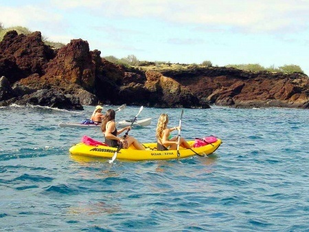 hike maui kayak snorkel waterfall hike combo kayaking